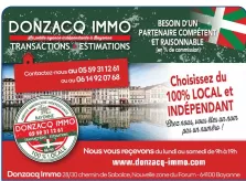 ACHETER ou VENDRE avec DONZACQ Immo, pas de problème c’est notre métier!