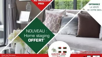 Pour optimiser la vente de votre bien - LE HOME STAGING OFFERT en Exclusivité par Donzacq Immo