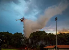 le 30 juillet 2020, feu de forêt à Chiberta à Anglet, un désastre!