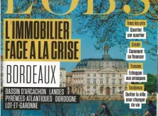 Article SPECIAL IMMOBILIER sur le cahier de L’OBS d’octobre 2020 avec votre partenaine cité.