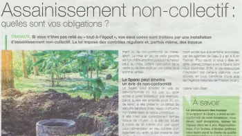 Contrôle de l’assainissement non collectif (fosse septique) obligatoire pour les villas et appartements