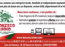 Aujourd’hui le marché s’emballe, pensez à l’ALERTE MAIL de chez DONZACQ pour être les premiers!