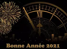 Belle et heureuse année 2021 à tous nos clients actuels, anciens comme futurs! Avec la santé....
