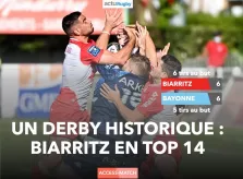 Scénario incroyable sur la pelouse d’Aguiléra, le BO en TOP 14!